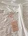 Vivilover Women's Lace Crochet Tunic Beach Dress Swimwear Cover Up Wrap (White)