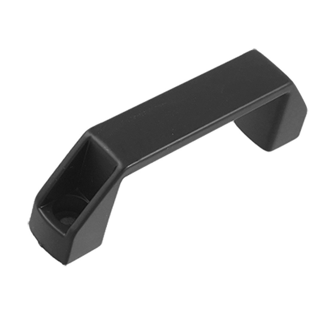 Sourcingmap U Shaped Black Metal Flat Cabinet Pull Handle 3 1/2"