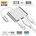Type-C to HDMI USB-C Digital Multiport Adapter - Aeifond USB 3.1 Type-C to HDMI 4K Multiport Adapter USB 3.0 HUB With 1 Charging Port for New Macbook Chromebook Pixel