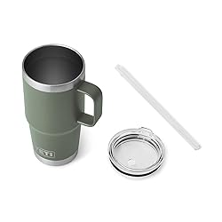 YETI Rambler 25 oz Tumbler with Handle and Straw