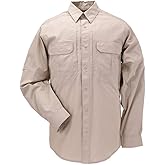 5.11 Tactical Professional Mens Long Sleeve Shirt with Pockets, Taclite Pro, Style 72175ABR
