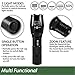 EcoGear FX Complete LED Tactical Flashlight Kit TK120 Flashlight with Rechargeable Battery: High Lumens with 5 Light Modes, Water Resistant, Adjustable Focus Zoom