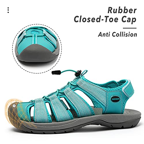 Woman Sports Hiking Sandals Waterproof Closed Toe Water Shoes Summer