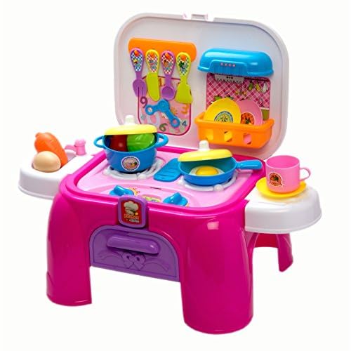 On Sale Kids Kitchen Cooking Set Toy With Play Food Kitchen