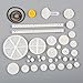 VERY100 Plastic Shaft Rack Reduction Worm Gears Belt Pulley DIY for Robot 34 Kinds