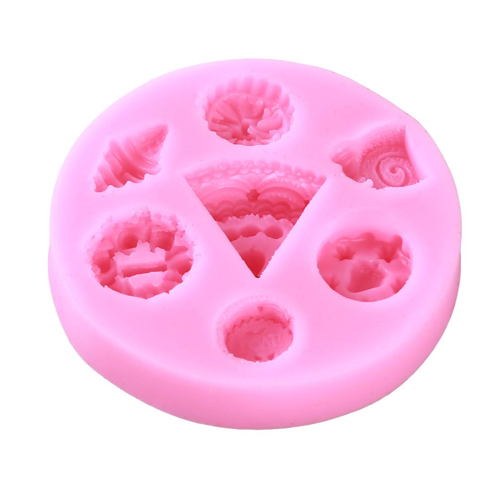 LIXIAQ1 - Molde redondo de silicona para pizza, helado, galletas ...