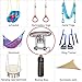 SELEWARE Bearing 360° Swivel Heavy Duty Swing Hanger, 1500LB Capacity Yoga Hammock Chair Sandbag Punching Bag Porch Swing Sets with 2 Screw for Wooden