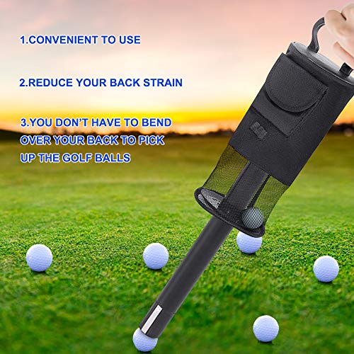 Numberone Golf Ball Collector, Golf Ball Shag Bag Holds About 75 Balls