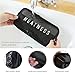 BestFire 3pcs/set Portable Travel Toiletry Cosmetic Bag Makeup Bag Organizer Multiple Function Mesh Breathable Travel Home Admission Package, Black (Large, Medium & Small)
