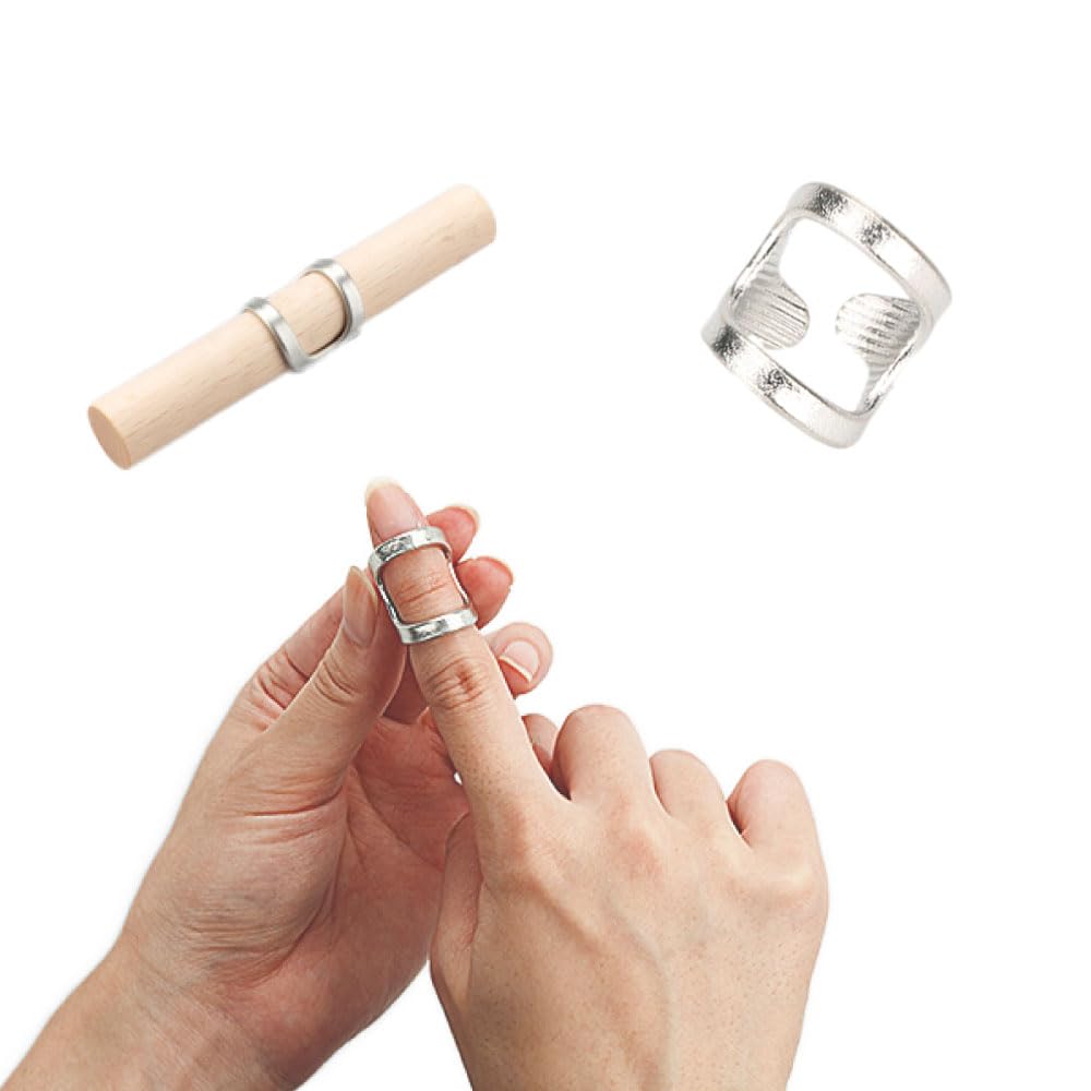 へバーデンリング 手 指用リング・副木 605302(SS) 日本シグマックス 指 指用 手指 結節 固定 サポーター へバーデン リング 関節 第一関節 錫 変形 医療 整形商品画像