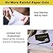 8 Pk Letter Opener Envelope Slitter - Mail Opener for Women, Men, Office, Home & Business Travelers - Openers with Safety Concealed Razor Blade and Guiding Tip for Perfect Cut - 8 Pieces (Colored)