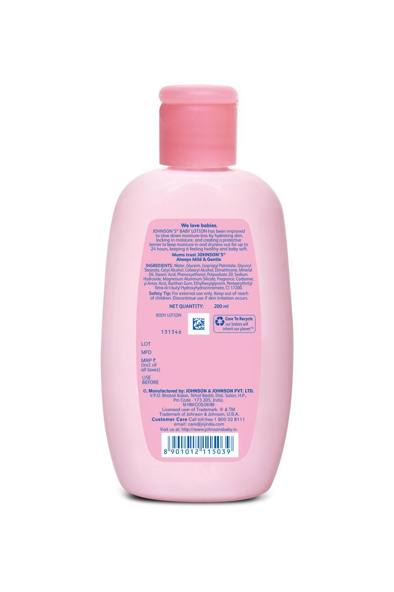 johnson baby lotion pink price