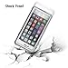 Waterproof Case For iPhone 6s Plus, FITFORT Clear Protective Cover IP68 Certified Snowproof Dirtproof Shockproof Perfectly Fit iPhone 6 Plus(5.5 inch) (Grey&Crystal)¡­