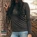 MERIWOOL Womens Base Layer 100% Merino Wool Midweight Long Sleeve Thermal Shirt Charcoal Gray