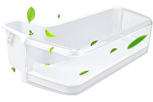 GARSOO Upgraded DA97-11483A Refrigerator Door Bin Compatible with Samsung Refrigerator Left Lower Door Shelf RFG297HDRS, RFG298HDRS, RFG297HDBP, RFG297HDWP, RFG29PHDRS etc, Replace PS4176339 Door Shelf Bin