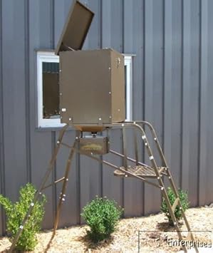 200 Lb Deer Turkey Big Game Hunting Feeder With Timer Ladder New