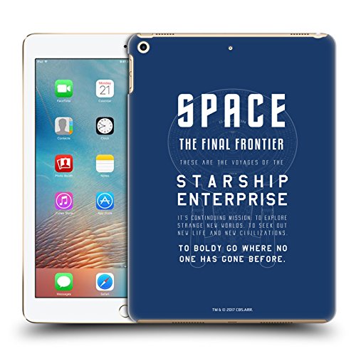 Official Star Trek USS Enterprise NCC-1701-D Ships Of The Line Hard Back Case for iPad 9.7 2017 / iPad 9.7 2018