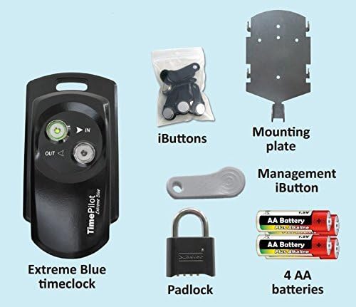 Timepilot Time Clock Attendance System Extreme Blue - Bluetooth