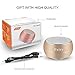 Pairy Portable Bluetooth Speakers with Hands-free Function for iPhone/iPad/PC and More (Gold)
