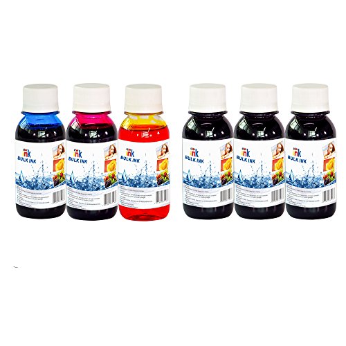 Starink 600ml Dye Refill Ink Kit for all Printers: HP Canon Epson Brother Lexmark Refillable ink Cartridges and CIS Systems, HP 62 920xl 564xl 933 Ink
