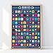 Gift Republic 100 TV Box Sets Bucket List Scratch Poster, A2 Size, Multicolour