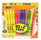 bic brite liner highlighters chisel tip assorted
