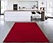 Cozy Shag Collection Red Solid Shag Rug (3'3