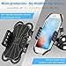Bike Phone Mount, Siroflo Bicycle Holder for any Smart Phone: iPhone 7 /7+, 6 /6+, 5s, 5, Samsung Galaxy S7 /S7 Edge, S6, S5, S4, Nexus, Nokia, LG Motorcycle, Bike Mount, Bike Accessories Adjustable