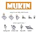 MUKIN Baby Bath Towels and Washcloths Set Also for Baby Swaddle Blanket and Baby Face Cloth, (5 PC Value Pack) Super Soft Cotton - Ideal for Baby Care Sets