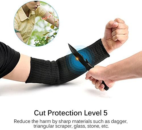 Yosoo Arm Protectors, Arm Sleeve Anti-Cut Burn Resistant Steel Wire Armband - Image 5