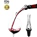 Wine Aerator Pourer,Nicpay Premium Quick Aerating Pourer Breather Decanter Spout with Deluxe Package Box , Home Bar Kitchen Wine Accessory Tool (Black)