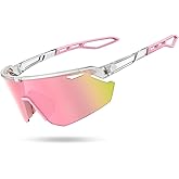 Lamicall 24g Polarized Sports Sunglasses for Men Women - UV400 Protection Sun Glasses Gifts for Running Cycling Baseball