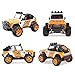 SZJJX RC Cars, 45KM/H+ High Speed Racing Remote Control Monster Trucks 1/22 Scale 4WD 2.4Ghz Radio Controlled Off-Road Vehicle Rock Crawler Fast Electric Desert Buggy SJ1511 Orange