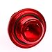 Amooca Accessories TRD Billet Screw-on Aluminum Engine Oil Filler Cap Fuel Fill Tank Cover JDM Oil Cap (Red)