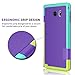 Galaxy Note 5 Case, TILL(TM) Ultra Slim 3 Color Hybrid Impact Anti-slip Shockproof Soft TPU Hard PC Bumper Extra Front Raised Lip Case Cover for Samsung Galaxy Note 5 V SM-N920 [Purple]