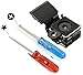 MMOBIEL Back Rear Camera for iPhone 4 Autofocus 5 MP with LED Flash Reverse Cam Incl. 2 x Screwdrivers for easy installation