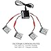 3.7V 650mah Lipo Battery and X4 Charger for X8tw Q1012 Skyhunter QQPOW X8 Foldable FPV Drone Rc Quadcopter(4PCS)