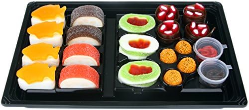 Raindrops Candy Gummy Sushi Bento Box (2 Pack(21 Piece))