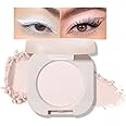 FeiCuiYun Pressed Single Matte Eyeshadow Palette, Matte nude White Eyeshadow For Old Women, Pigmented Waterproof Sombras Para Ojos, Single Pressed Powder Vegan, Talc, Paraben & Cruelty Free(01)
