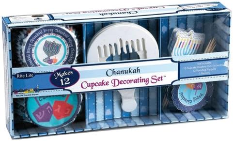 Chanukah Cupcake Decorating Set Hanukkah Accessories