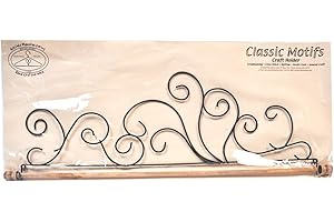Classic Motifs Classic Curl 22 Inch Fabric Holder with Dowel