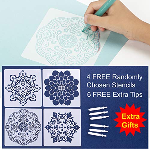 ZEYAR Acrylic Paint Pens, Extra Fine, 24 Colors, Permanent & Waterproof