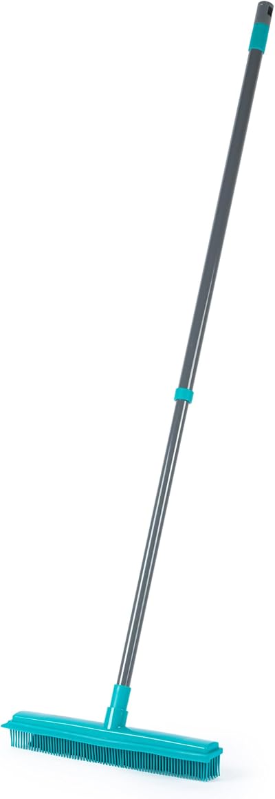 Beldray Antibac Pet Plus Rubber Head Broom with Telescopic Handle 1.2m
