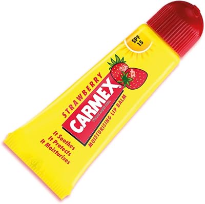 Carmex Strawberry Lip Balm Tube 10g Moisturising Lip Care Brand New