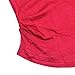 Cold Shoulder Summer Tops for Women 2024 Red Trendy Soft Cotton Peek a Boo Loose Fit Dolman Beachy T Shirts XL