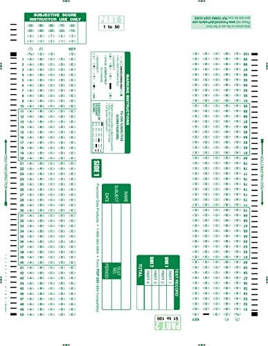PDP-200 (500/pkg) 884 E Compatible Test Forms