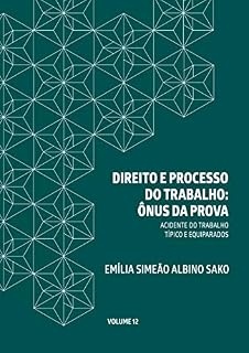Livro DIREITO E PROCESSO DO TRABALHO: ÔNUS DA PROVA: ACIDENTE DO TRABALHO TÍPICO E EQUIPARADOS
