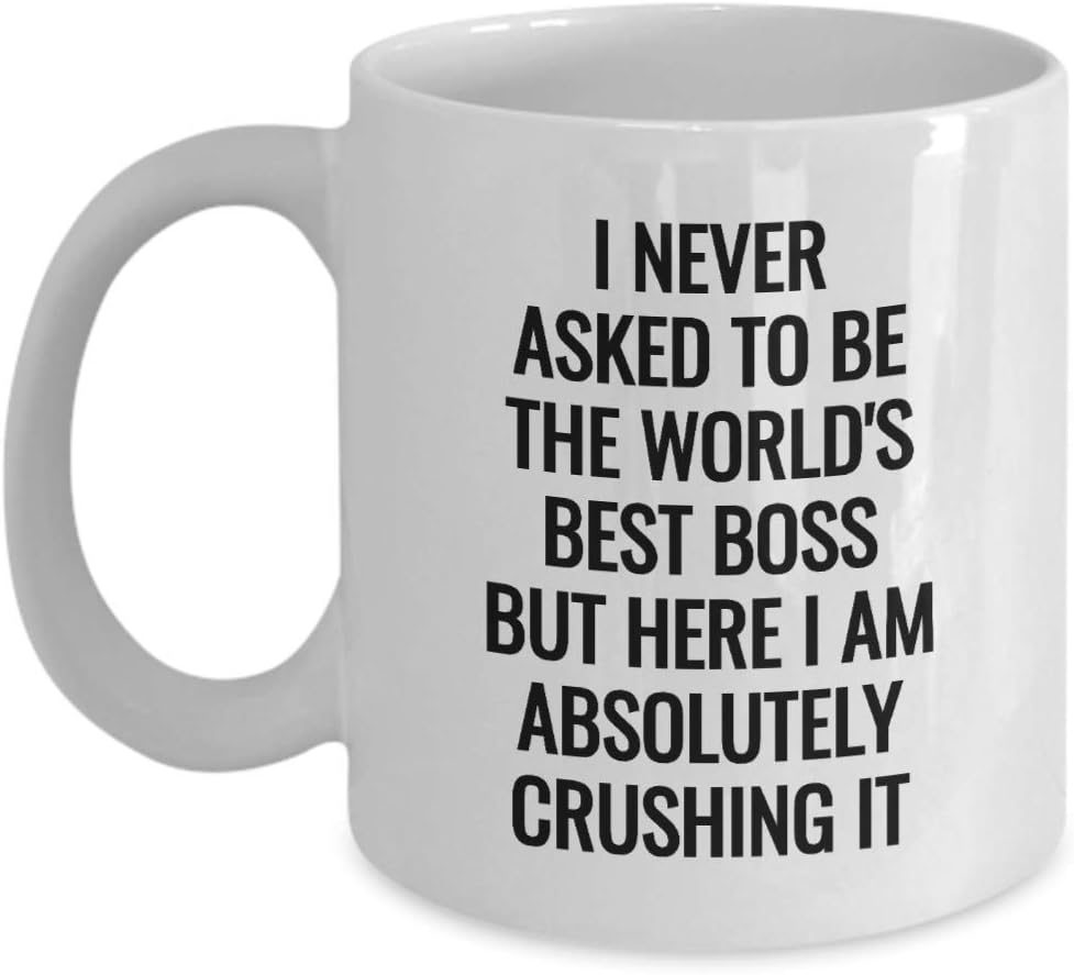 Worlds Best boss Office Mug Funny Gag Gift for Women Men WM2105