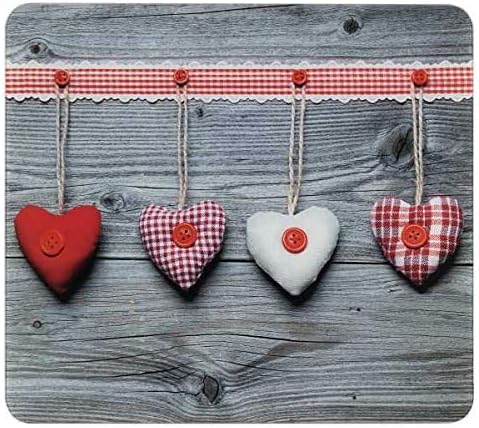 Maximex Multi worktop Hearts-for Glass Ceramic cookers Cutting Board, Tempered, Multicoloured, 50 x 56 x 0.5 cm