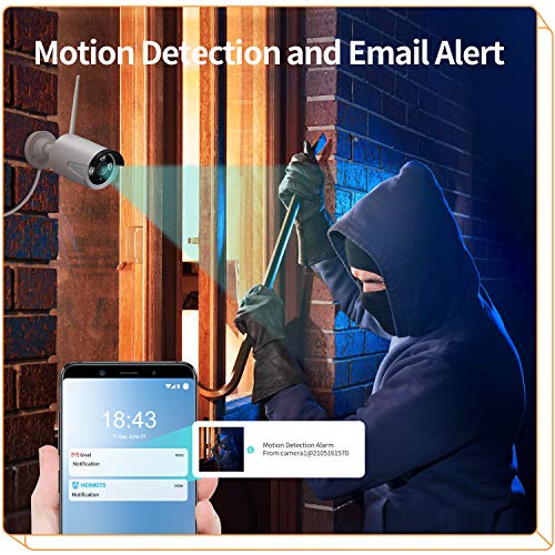 HeimVision HM241A Wireless Security Camera System with 1TB Hard Drive